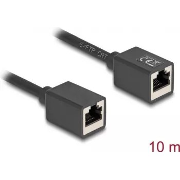 Tīkla kabelis DeLOCK 90335 RJ-45 Cat6a 10 m Melns