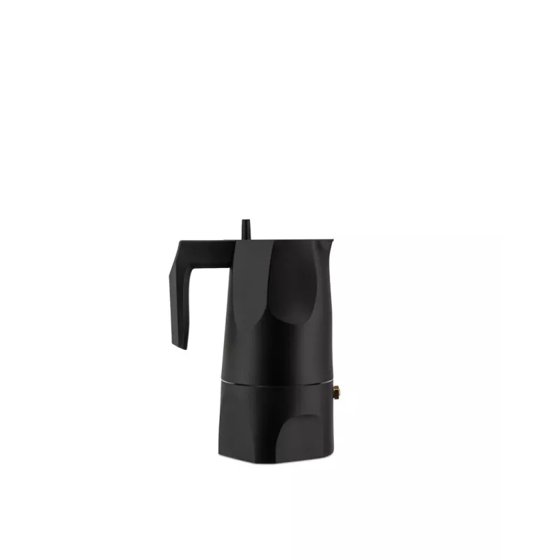 Alessi MT18/3 Espresso automāts Ossidiana, nerūsējošais tērauds, Alu, 3.5 x 18.5 x 40.5 cm