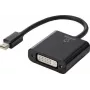 Renkforce RF-4769258 DisplayPort / DVI adapteris [1x Mini-DisplayPort spraudnis - 1x DVI ligzda 24+5pol.] Melns PVC apvalks 15,00 cm (RF-4769258)