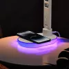Galda lampa Hawk HW-LAMP03 balta RGB — regulējama LED galda lampa ar RGB apgaismojumu