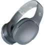Austiņas Skullcandy Crusher Evo — vadu un Bluetooth, pelēkas, 40 h atskaņošana, USB-C, AUX, salokāmas