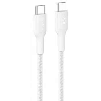 USB kabelis Belkin BoostCharge Pro 2m USB C Balts