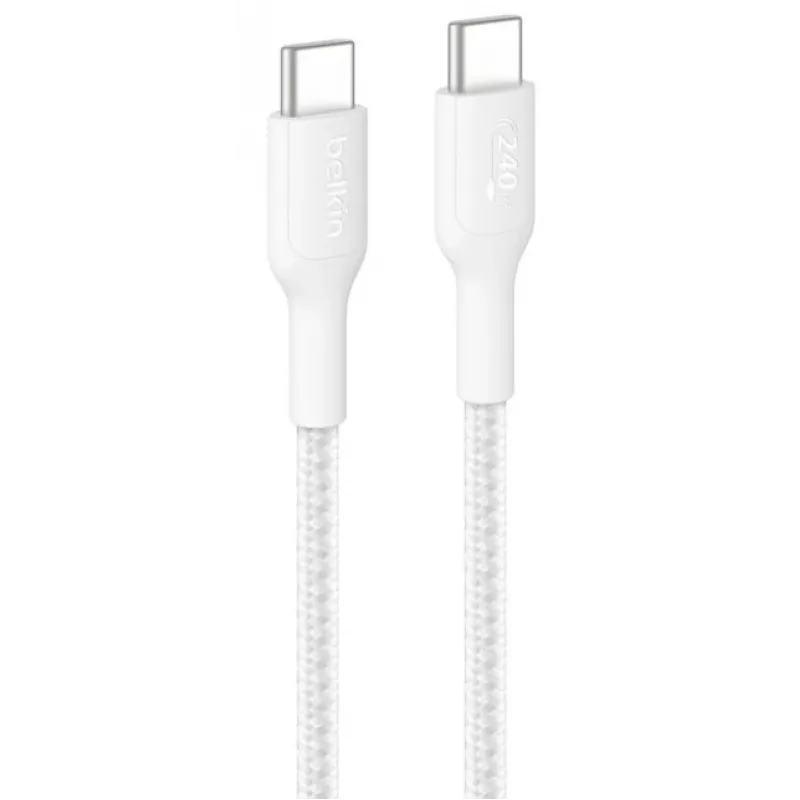 USB kabelis Belkin BoostCharge Pro 2m USB C Balts