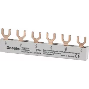 DOEPKE Kopnes sistēma 3-fāžu EV-SG3.6.120 Gabelschuh 120A, 6 TE EV-SG3.6.120 (09920118)