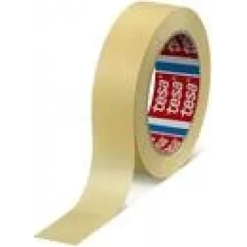 Maskēšanas lente Tesa 4323 Light Crepe 50 m x 25 mm bēša