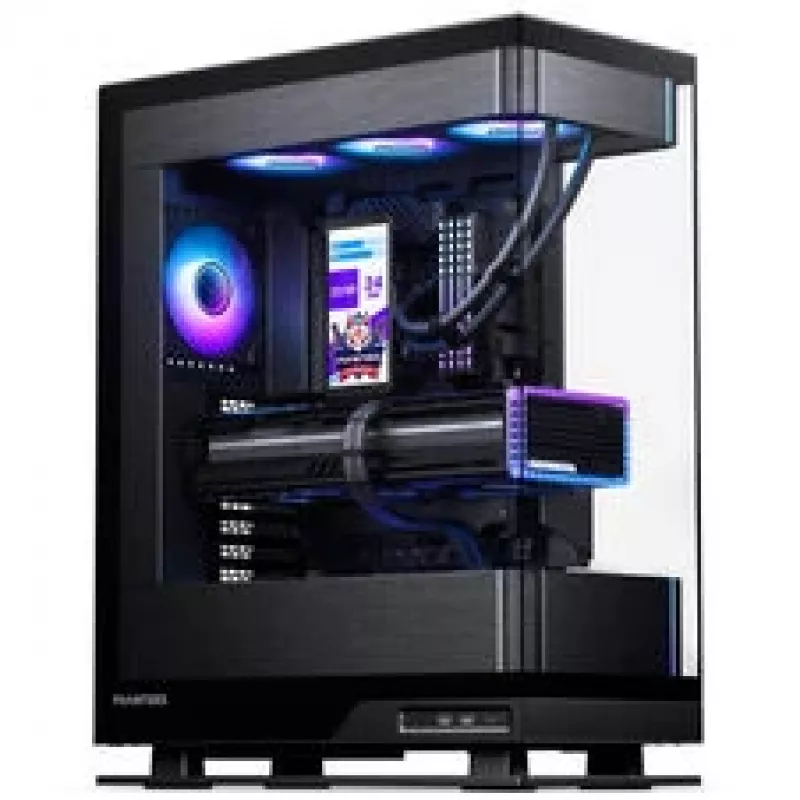 Phanteks Glacier One 360M25 LCD AiO-Liquid Cooling, 6 collu displejs - 360 mm, melna