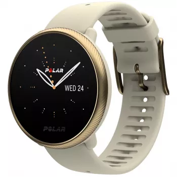 Polar Ignite 2 - Champagne Gold - Sporta pulkstenis ar siksnu - Silikons - Šampanietis - Siksnas izmērs: S/L - Bluetooth - 35 g (90085185)