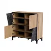 Cama 4D Grāmatu skapis OVO 90x38xH90 ozols/betons