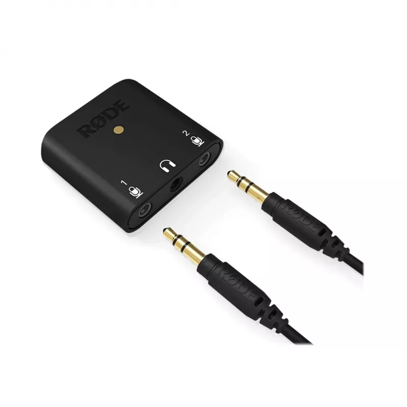 RØDE AI-Micro audio interfeiss Divu kanālu 24 bitu 48 kHz Melns