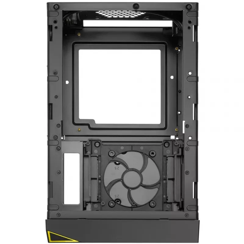 PC Case Sharkoon SHARK ZONE C10 Mini-ITX Melns, dzeltena