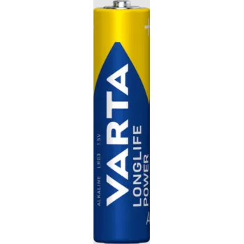 Sārmainās Micro AAA baterijas Varta Longlife Power — 12 gab. iepakojumā