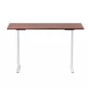 Regulējama augstuma galds Up Up Bjorn balta, galda virsma M Dark Walnut