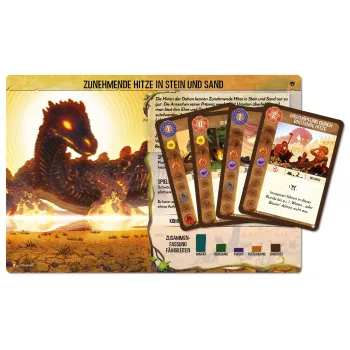 Spirit Island: Zunehmende Hitze in Stein and Sand, galda spēles mini paplašinājums
