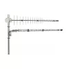 Poynting Antennas LTE/GSM Masta A-LPDA-0092 Sudraba SMA (M) LoRa Helium 11dbi Yagi/Masta SMA -Vīriešu 7m Kabelis