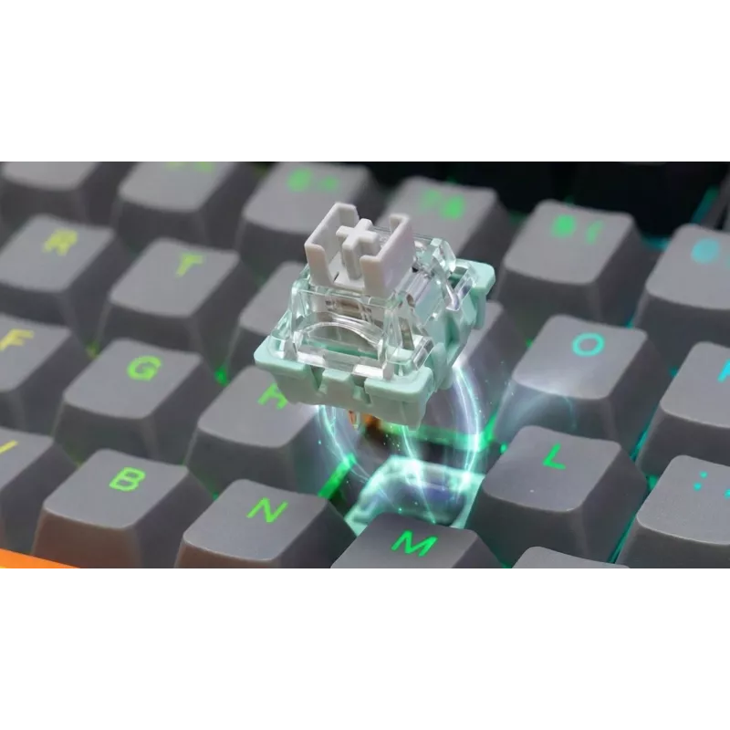 Savio ASTRAL WHITE JADE 3 COLOURS tastatūra Gaming USB QWERTY US International