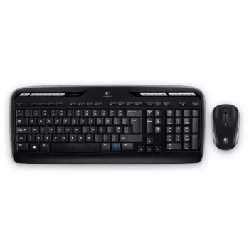 tastatūra Logitech MK330 Wireless US Melns
