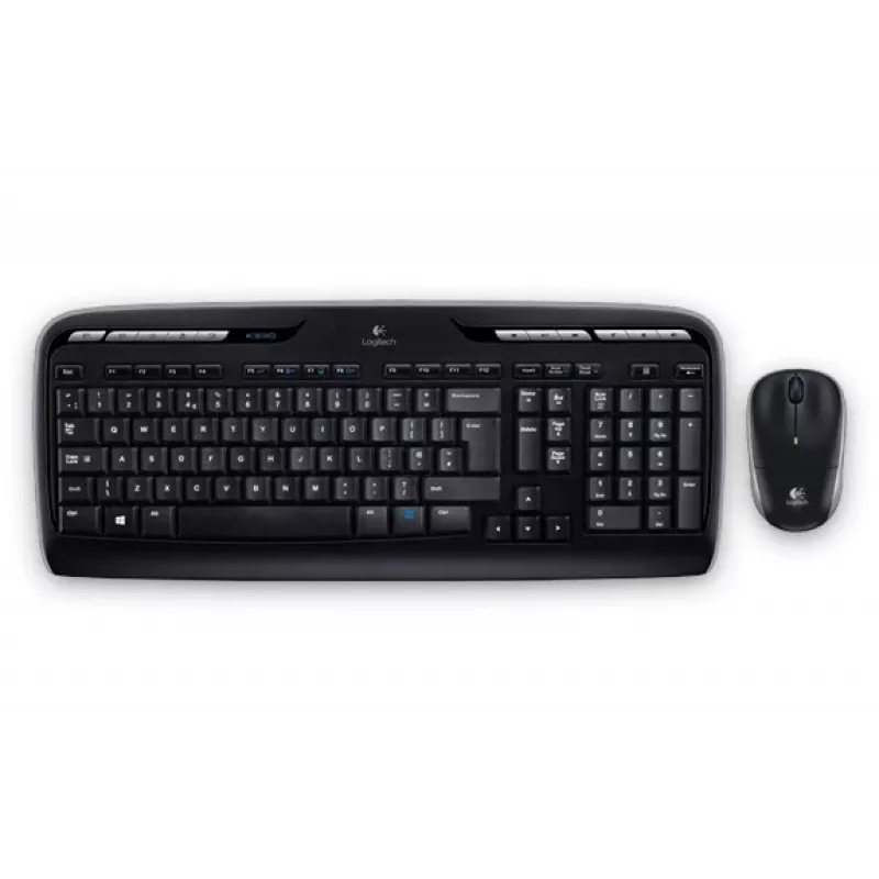 tastatūra Logitech MK330 Wireless US Melns