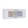 Klaviatūra White Shark RONIN balta USB QWERTY 68 taustiņi LED