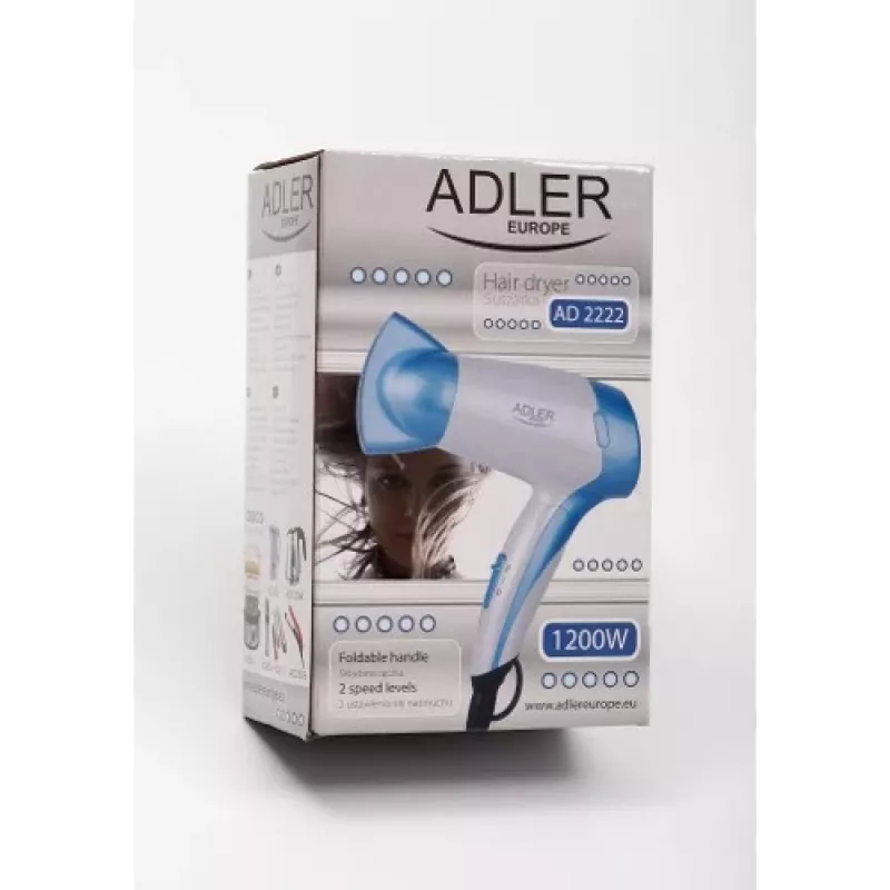 Adler AD 2222 Zils, Balts 1200 W