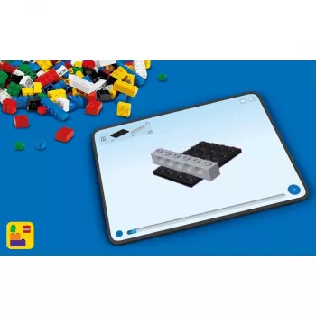 LEGO City rotaļu komplekts 60415 Policijas auto un muskuļauto pakaļdzīšanās — 213 elementi, 2 minifigūras, vecumam 6+