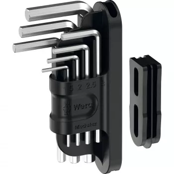 Wera Tool-Check Modular L-veida sešstūra atslēgas Hex-Plus 1 komplekts, 7 gab. (05049003001)
