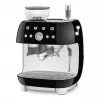 SMEG EGF03BLEU Espresso automāts. Kafijas automāts 50. gadu stilā. melns