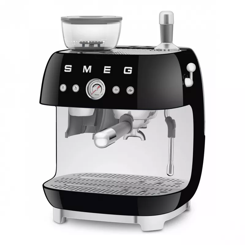 SMEG EGF03BLEU Espresso automāts. Kafijas automāts 50. gadu stilā. melns