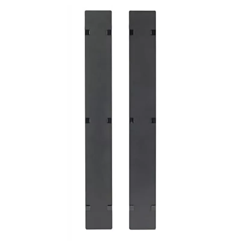 APC NetShelter Kabeļu pārvaldība, Vertikāls kabeļu organizators, Verami vāciņi, NetShelter SX 750mm W 42U, Komplektā 2 gab., 109 x 1778 x 13 mm