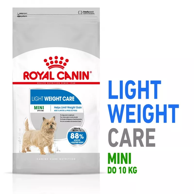 Royal Canin CCN MINI LIGHT WEIGHT CARE - sausā barība pieaugušiem suņiem - 3 kg
