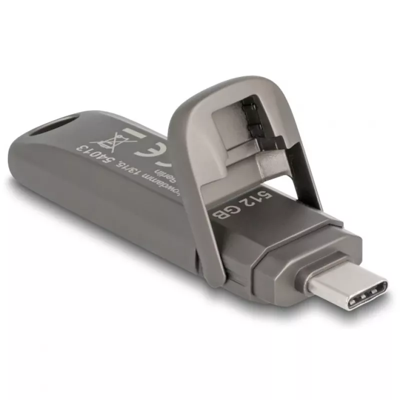 USB zibatmiņa DeLOCK 54013 512 GB USB Type-C pelēka