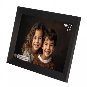 Denver PFF-1012 digitālais foto rāmis Melns 25,6 cm (10,1 collas) Skārienekrāns Wi-Fi
