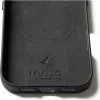 Mujjo Full Leather Case MagSafe vāciņš priekš iPhone 17 Melns