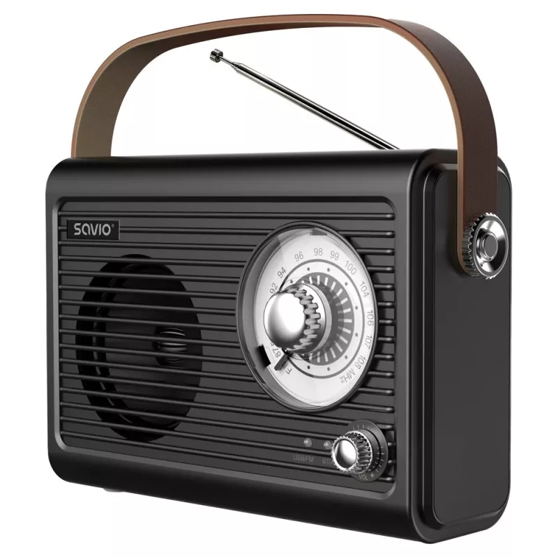 Pārnēsājams radio Savio RS-01 Analog melns