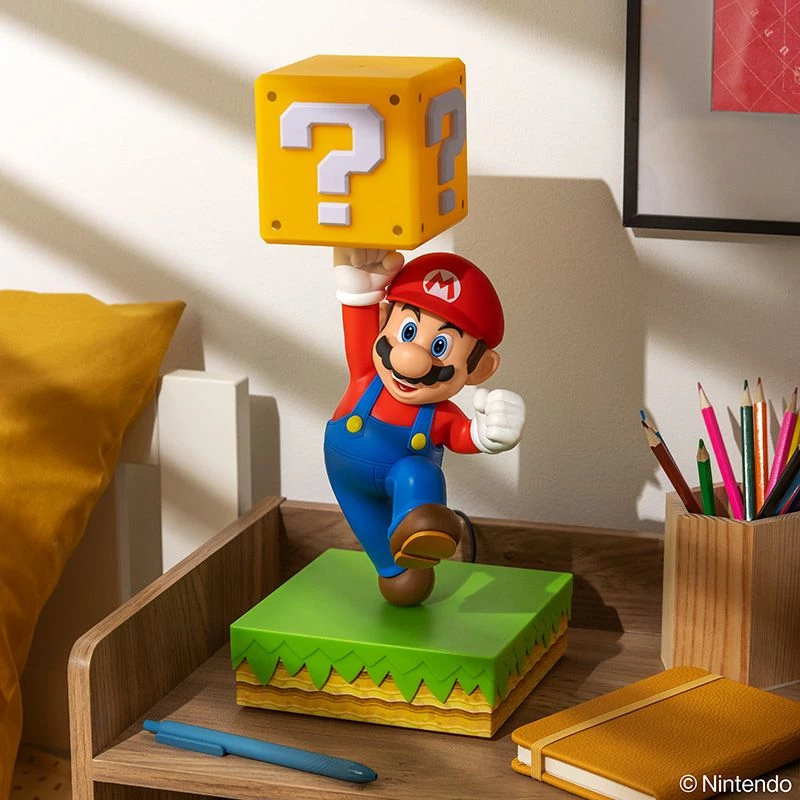 Galda lampa Paladone Super Mario Diorama Light — dekoratīva izgaismota diorāma galdam vai plauktam