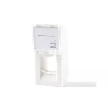 Lanview LKS840 1-portu Euro kontaktligzda 45x22,5 sienas ligzda