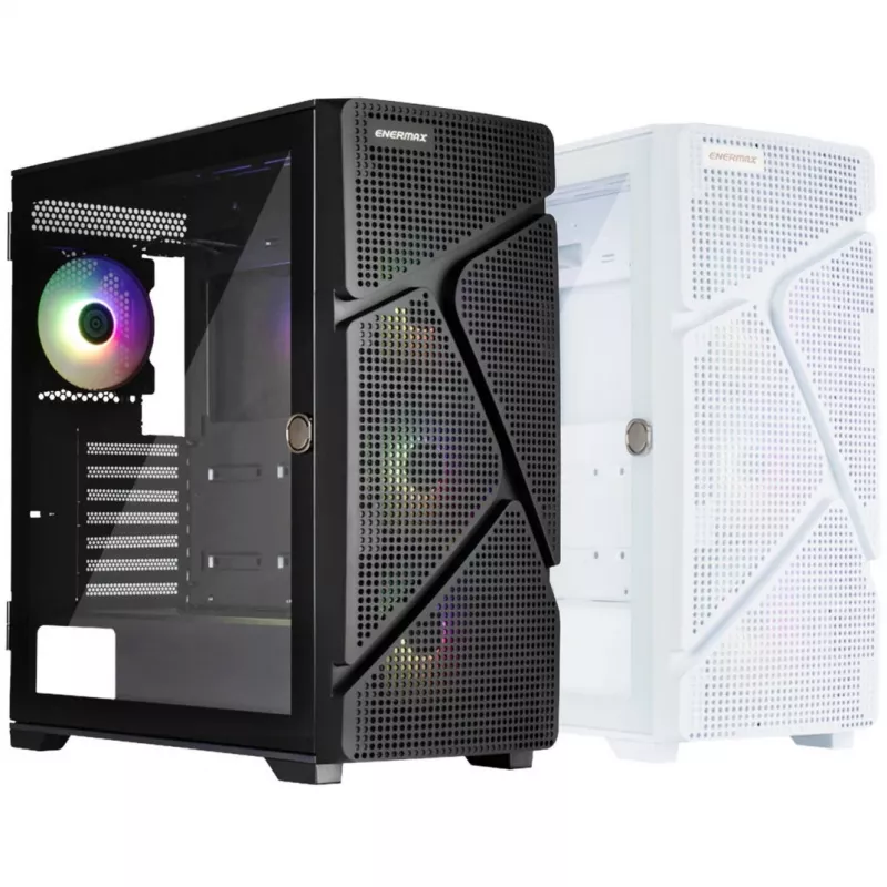 Enermax MarbleShell MS31 ARGB balta Tempered Glass (ECA-MS31-WW-ARGB)