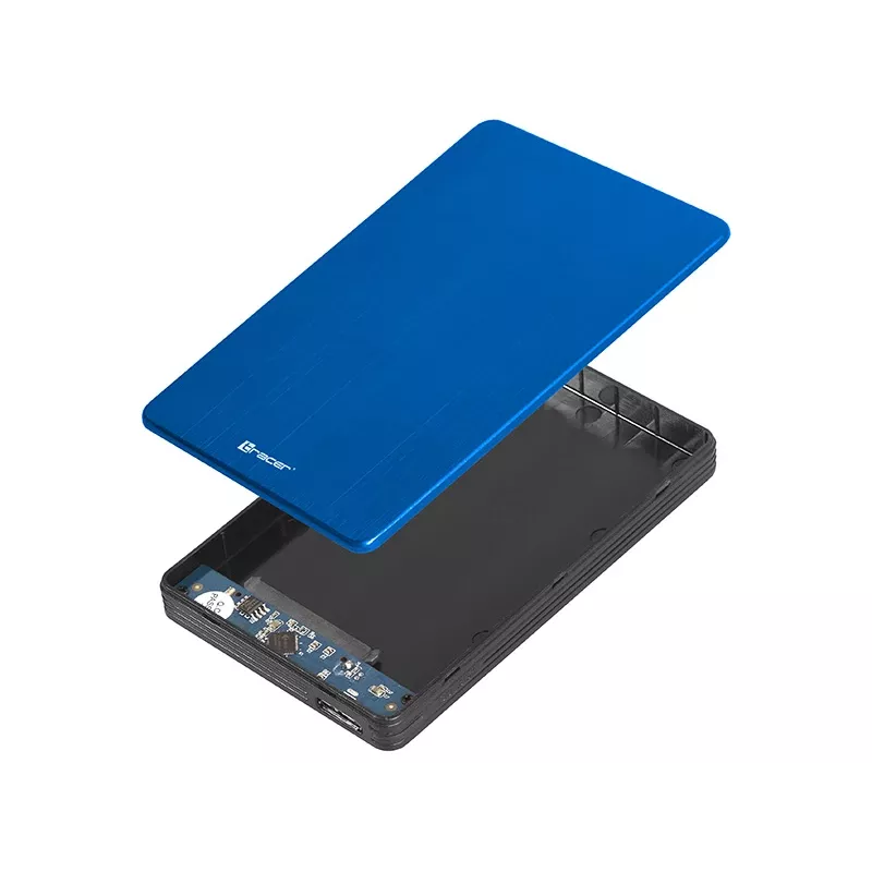HDD korpuss Tracer TRAOBD46398 zils 2.5 collu