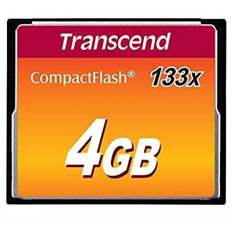 Flash atmiņa Transcend 4GB CompactFlash 133x TS4GCF133