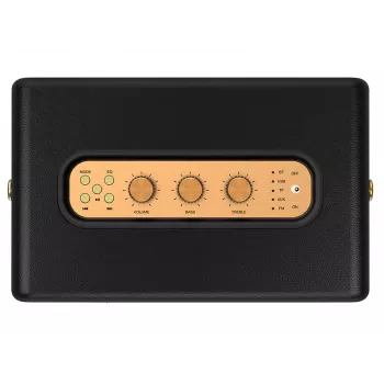 Stereo Portable Speaker Tracer M30 TWS BT Melns, Gold