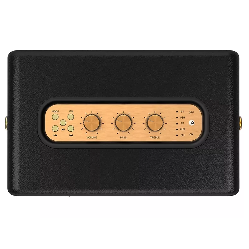 Stereo Portable Speaker Tracer M30 TWS BT Melns, Gold