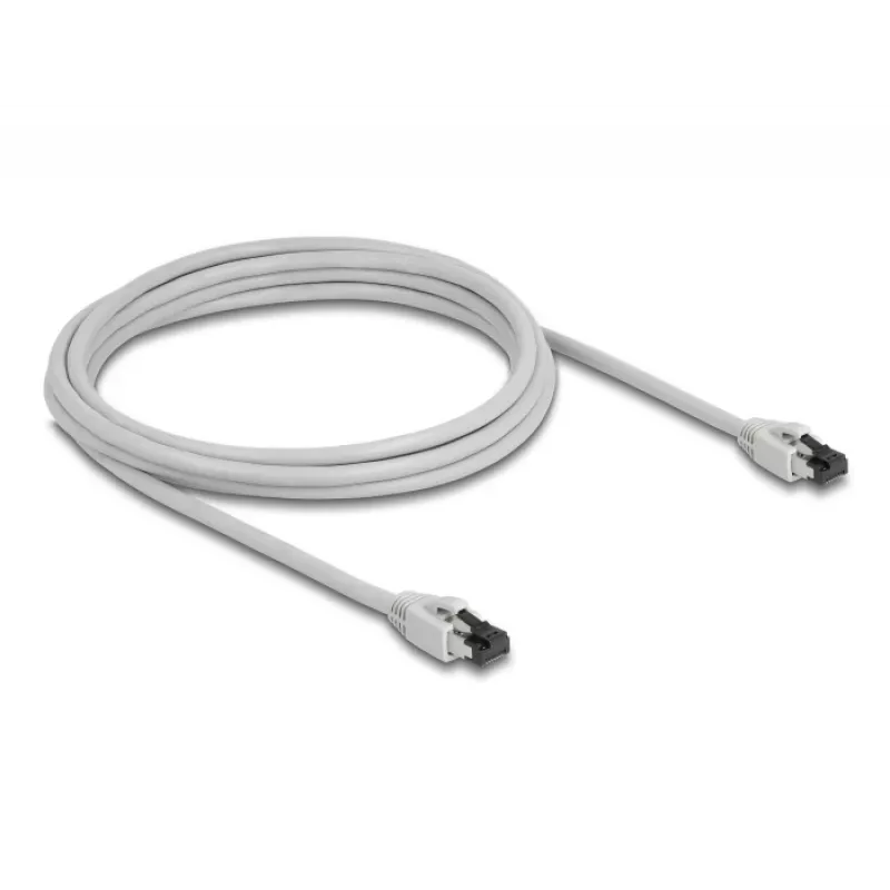 Tīkla kabelis DeLOCK 80561 RJ-45 Cat8.1 3 m Pelēks