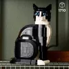 LEGO komplekts Ideas 21349 Tuxedo Cat celtniecības komplekts — kolekcionējams ķieģeļu modelis, vitrīnas priekšmets