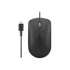 Vadu optiskā pele Lenovo GY51D20875 USB Type-C, piemērota abām rokām, 2400 DPI, 4 pogas, melna