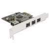Interfeisa karte DeLOCK 89864 iekšējā IEEE 1394/Firewire