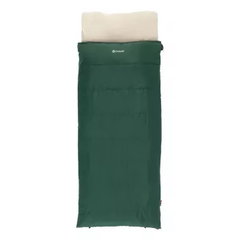 Guļammaiss Outwell Contour Prime pieaugušajiem taisnstūra formas poliesters 850×2200 mm, maksimālais lietotāja augums 190 cm, zaļš