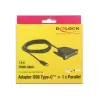 Paralēlais kabelis DeLOCK 62980 Melns 1,8 m