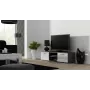Cama TV statīvs SOHO 140 pelēks/balts glancēts