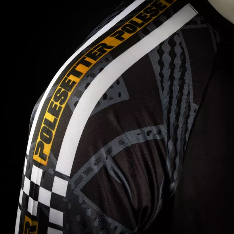 Polesetter ONE Simracing krekls Dzeltens - M