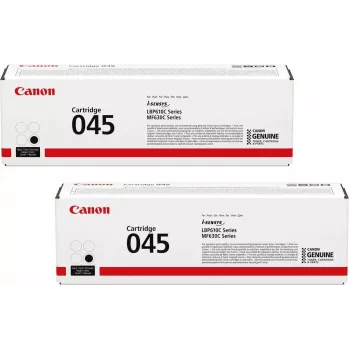 tonera kasete, Canon 045 Oriģināls double pack, Melns (OP1242C002DP)
