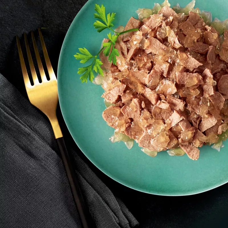 Mitrā kaķu barība Sheba vistas, pīles, tītara 85 g paciņa (80 × 85 g) pieaugušiem kaķiem, mitrums 86%